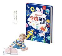 English Speaking Books - Interactive Talking Pages, Language Support, Engaging Educational Content | Chinese Learning Guides, Mathematics Activity Toy, Electronic Study Tool, Preschool Classroom