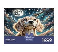 English Springer Spaniel 1000 Pieces Premium Jigsaw for Adults Gifts Quirky, Abstract Design, Fun Details, Educational, Challenging 70x50cm/1000pcs