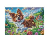 English Springer Spaniel 300 Piece Jigsaw Puzzle Pack Teens Beginners Cognitive Development Puzzle Fans Group Play Anniversary Recycled Cardboard 300 PCS