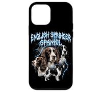 English Springer Spaniel 90s Heavy Metal Style Dog Lover Case for iPhone 12 mini