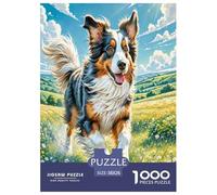 English Springer Spaniel Jigsaw Puzzles Puzzle for Adults Kids. 1000 Pieces Impossible Challenge Toy Educational Games Home Decoration for Educational Games Gifts 38x26cm/1000pcs