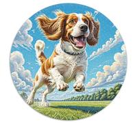 English Springer Spaniel Jigsaw Puzzles Puzzle for Adults Kids. 1000 Pieces Whimsical Challenge Toy Educational Games Home Decoration for Educational Games Gifts 1000pcs (67.5x67.5cm)