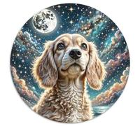 English Springer Spaniel Jigsaw Puzzles Puzzle for Adults Kids. 1000 Pieces Whimsical Challenge Toy Educational Game Home Decoration for Educational Games Gifts 1000pcs (67.5x67.5cm)