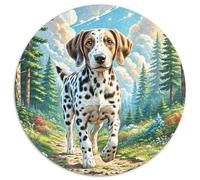 English Springer Spaniel Jigsaw Puzzles Puzzles for Adults Kids. 1000 Piece Impossible Challenge Toy Educational Games Home Decoration for Adults& Kids Age 14 Years Up 1000pcs (67.5x67.5cm)