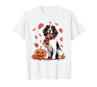 English Springer Spaniel Lover Pumpkin Fall Autumn T-Shirt