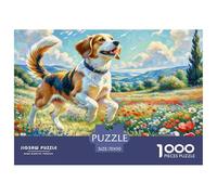 English Springer Spaniel1000 Piece Jigsaw Puzzles for Adults Educational Games Flower ClusterFun And Challenging for Home Decoration Great Gift Idea70x50cm/1000pcs