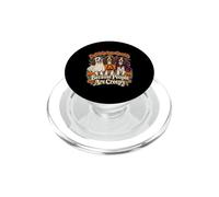 English Springer Spaniels Halloween Dog Lover Spooky Canine PopSockets PopGrip for MagSafe
