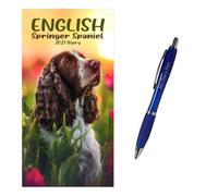 English Springer Spaniels Slim Diary 2027 + Exclusive Limited Edition Pen