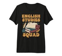 English Studies Squad Retro Academic Premium T-Shirt