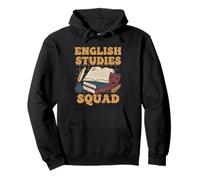 English Studies Squad Retro Academic Pullover Hoodie
