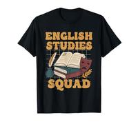 English Studies Squad Retro Academic T-Shirt