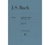 English Suites BWV 806-811 piano (difficult) Urtext Bach G. Henle Verlag Paperba