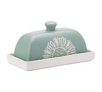 ENGLISH TABLEWARE Artisan Flower Butter Dish