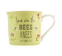 ENGLISH TABLEWARE CO. Bee Happy Green Fine China Mug