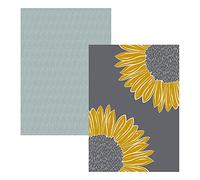 English Tableware Company Artisan Flower Set of 2 Tea Towels