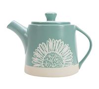 English Tableware Company Artisan Flower Teapot, White