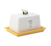 English Tableware Company Bee Happy Butter Dish