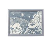 English Tableware Company DD0826A23 English Tableware Co. Artisan Hare Lap Tray, Wood