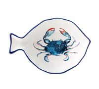 English Tableware Company Dish of The Day Crab Design Serving Platter Dip Dish Bowl Medium