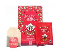 English Tea Shop, 20 English Breakfast Tea Sachets, Fairtrade & Organic Tea, 3 Boxes x 20 Bags