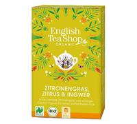 English Tea Shop - Lemongrass Citrus & Ginger - 20 Tea Bag Sachets, 30 g