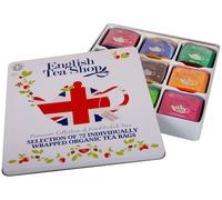 English Tea Shop Organic and Fairtrade Tea Union Jack Gift Tin - 72 Bags - Sachets