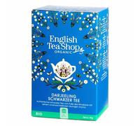 English Tea Shop Organic Darjeeling Black Tea Sachets (Pack of 6, Total 120)