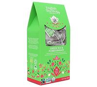 English Tea Shop Organic Green Tea & Pomegranate Tea (15 Pyramids), 30 g