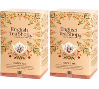 English Tea Shop Organic Happy Me - 20 Paper Tea bag sachets (Pack of 2)