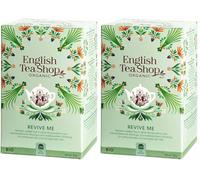English Tea Shop Organic Revive Me - 20 Paper Tea bag sachets (Pack of 2)