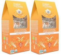 English Tea Shop Organic Turmeric, Ginger & Lemongrass (15 Pyramids), 30 g (Pack of 2)