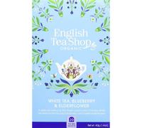 English Tea Shop Organic Blueberry & Elderflower Super White Tea - 20 Sachets