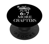 English Teacher 67 Book Just One More Chapter 6-7 Reading PopSockets Adhesive PopGrip