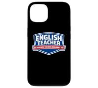 English Teacher Because Math Teachers Need Heroes Too Funny Case for iPhone 13