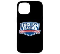 English Teacher Because Math Teachers Need Heroes Too Funny Case for iPhone 15