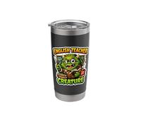 English Teacher Creature Funny Monster Educator Teaching Fun Stainless Steel Insulated Tumbler