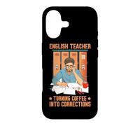 ENGLISH TEACHER TURNING COFFEE INTO CORRECTIONS Case for iPhone 17
