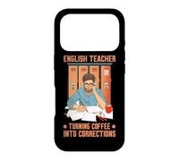 ENGLISH TEACHER TURNING COFFEE INTO CORRECTIONS Case for iPhone 17 Pro