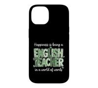English Teacher World of Words Language Educator Case for iPhone 14