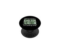 English Teacher World of Words Language Educator PopSockets Adhesive PopGrip