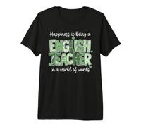 English Teacher World of Words Language Educator Premium T-Shirt