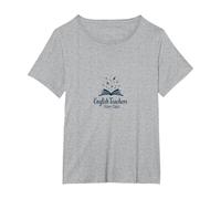 English Teachers Have Class T-Shirt, Women's Plus, Heather Grey, 4X
