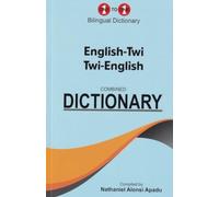 English-Twi & Twi-English One-to-One Dictionary
