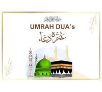 English Umrah Dua Cards PVC Plastic with Tawaf Tasbih, Lanyard and Wrist Strap