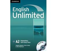 English Unlimited Elementary Self-study Pack - Workbook with DVD-ROM - Cambridge University Press