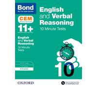 English & Verbal Reasoning: Bond 11+ CEM 10 Minute Tests (now Cambridge Select Insight) : 8-9 years