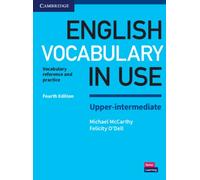 ENGLISH VOCABULARY IN USE UPPERINTERMEDI by Michael McCarthy Paperback Self Help