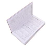 English with Color Index Tabs Pocket Calendar A6 Daily Planner