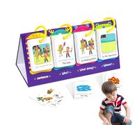 English Word Builder - Set, Children | Dried - Down, Reusable English Cards Code, Reusable for Bassilia