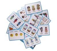 English Word Form Learning Cards, Comparative Superlative Grammar Set with 20 Laminated Double-Sided Picture Prompts for Teacher Guided Activities Comparative Adjective Cards Superlative Practice Aid